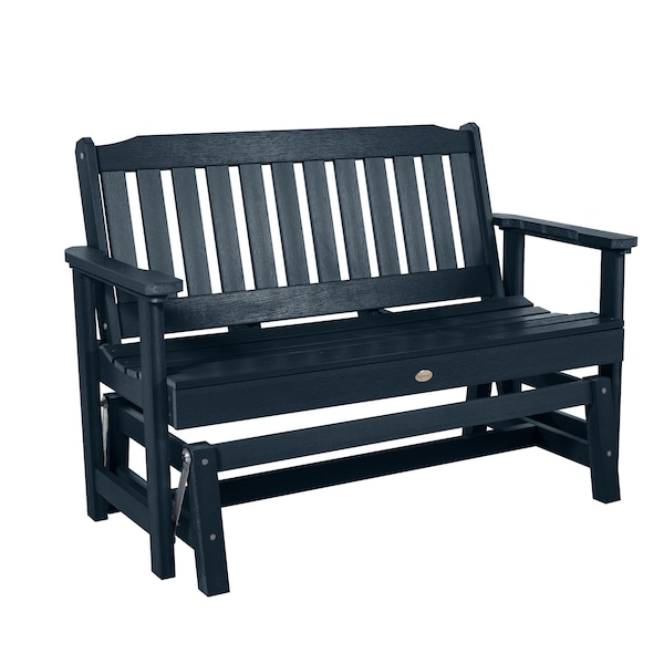 Highwood Usa 4ft Lehigh Gliding Bench Outdoor Furniture for Patio, Backyard, Garden AD-GLBENLH2-FBE - main